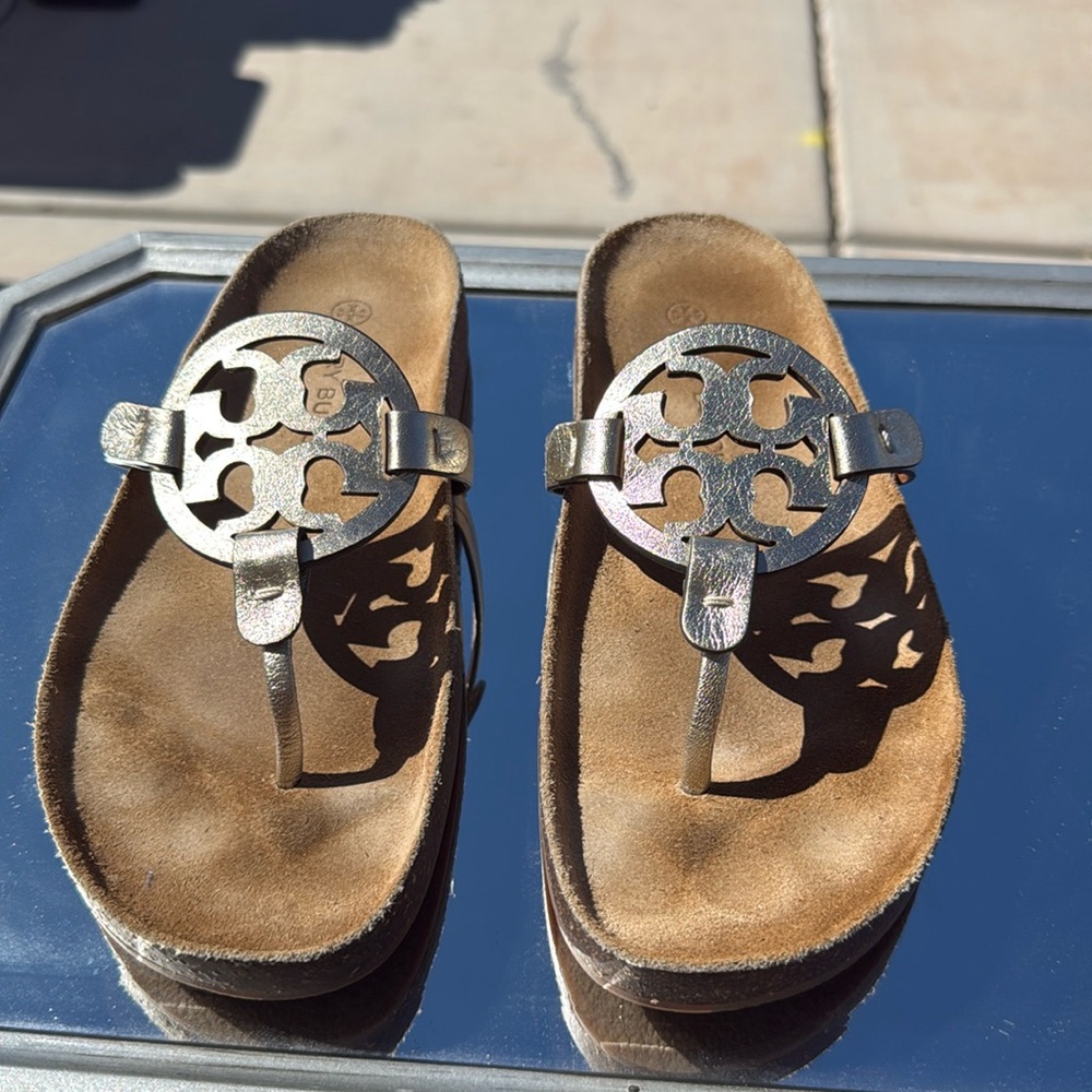 Tory Burch Gold Sandals